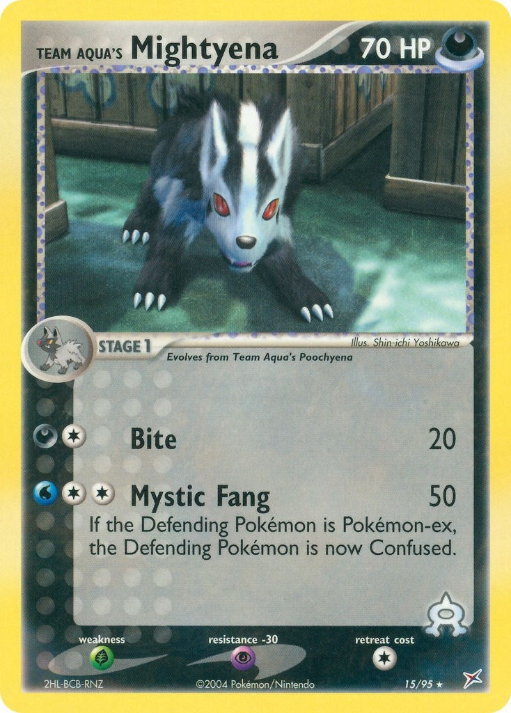 Image for Team Aqua's Mightyena (15/95) [Team Magma vs Team Aqua] - Pokemon