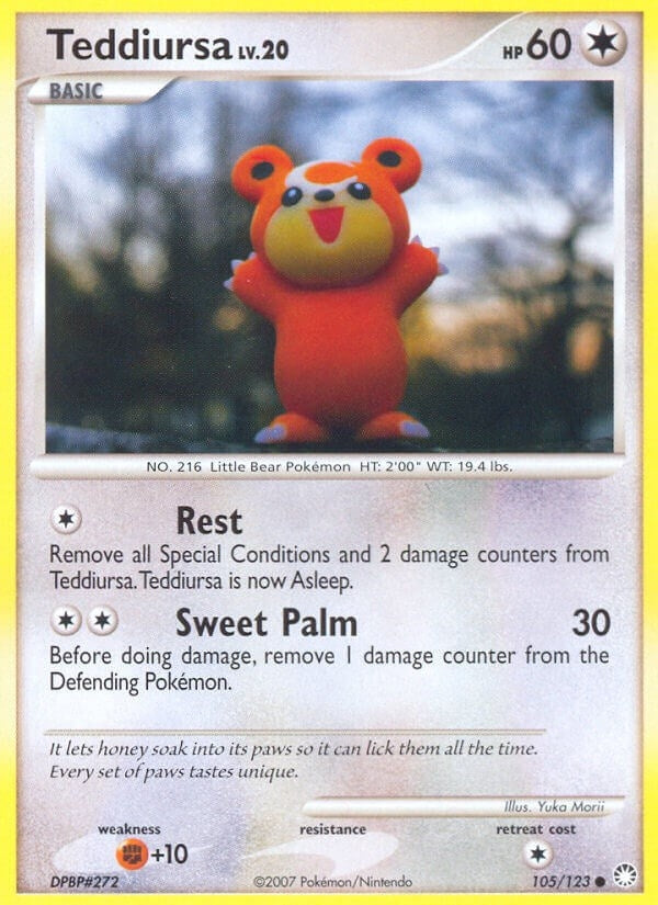 Image for Teddiursa (105/123) [Mysterious Treasures] - Pokemon