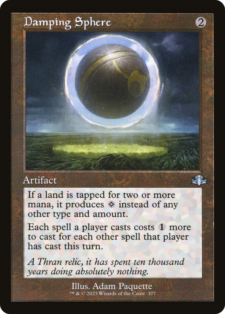 Damping Sphere (Retro Frame) (377) [Dominaria Remastered]