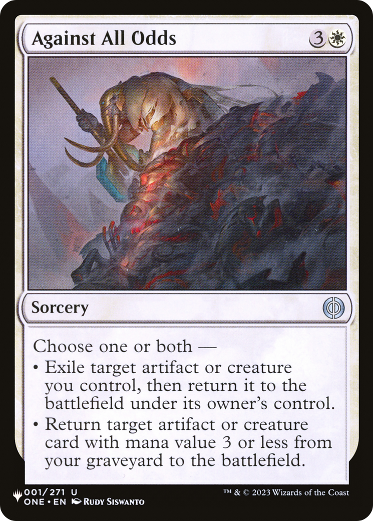 Against All Odds (001/271) [The List Reprints]