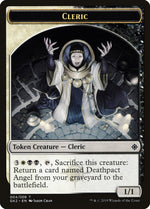 Cleric // Treasure Double-Sided Token (4 // 12) [Ravnica Allegiance: Guild Kits]