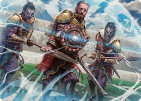 Argivian Phalanx Art Card (3) [Dominaria United]