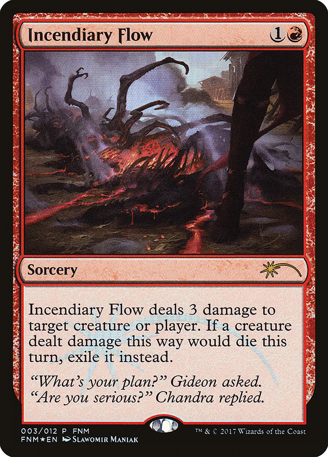 Incendiary Flow (3) (FNM Promos)