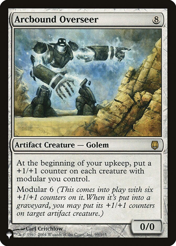 Arcbound Overseer (99/165) [The List Reprints]