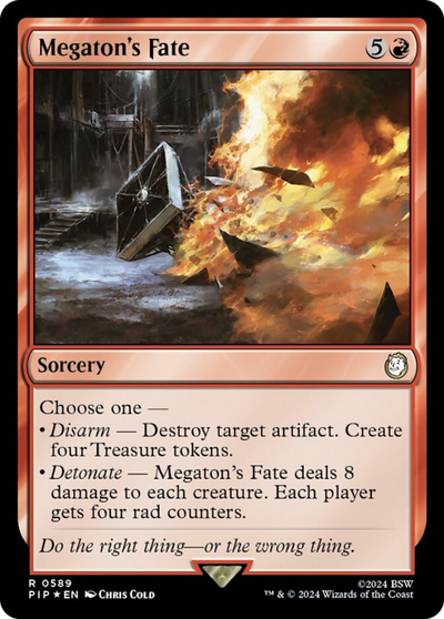 Megaton's Fate (Surge Foil) (589) (Universes Beyond: Fallout)