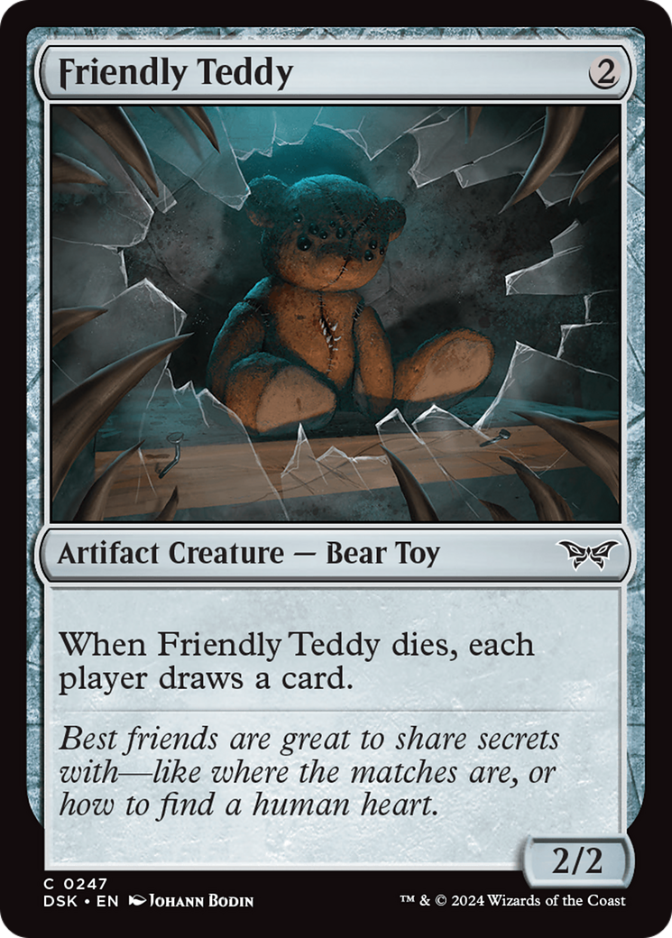 Friendly Teddy (247) (Duskmourn: House of Horror)