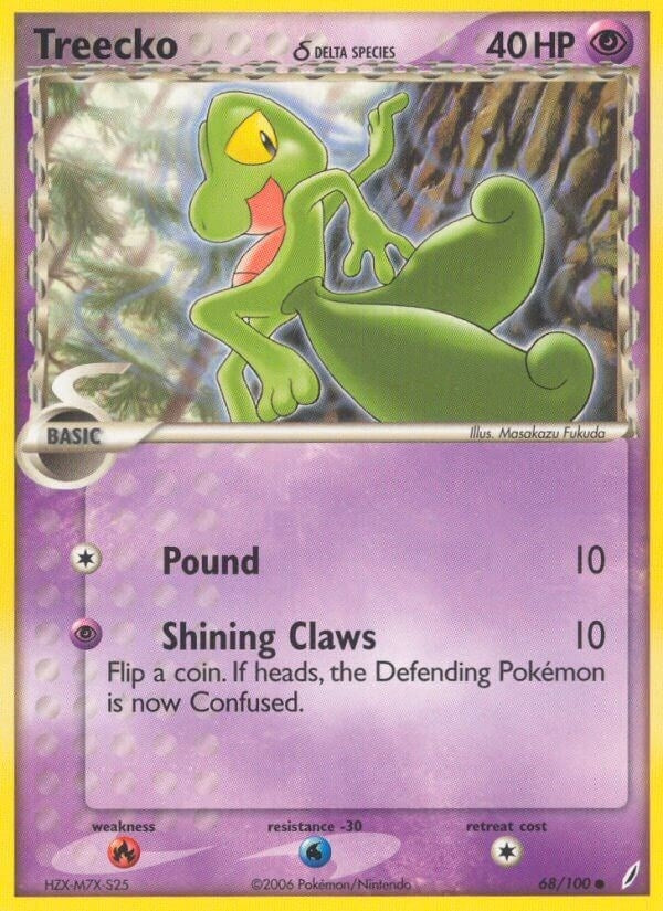Image for Treecko (Delta Species) (68/100) [Crystal Guardians] - Pokemon