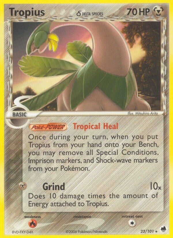 Image for Tropius (Delta Species) (23/101) [Dragon Frontiers] - Pokemon
