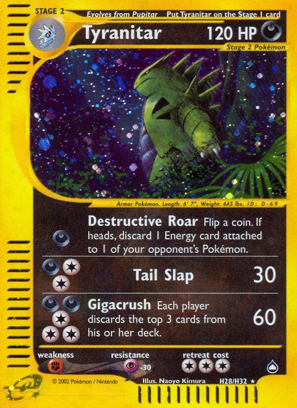 Image for Tyranitar (H28) (H28/H32) [Aquapolis] - Pokemon