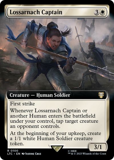 Lossarnach Captain (Extended Art) (100) (Commander: The Lord of the Rings: Tales of Middle-earth)