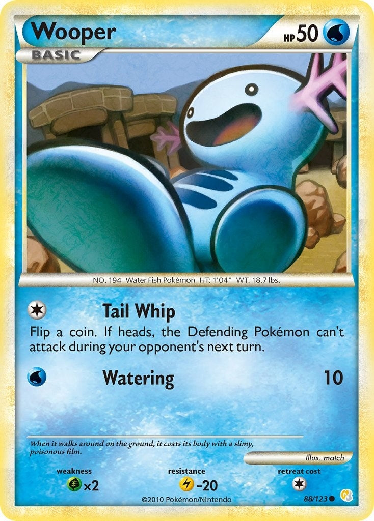 Image for Wooper (88/123) [HeartGold SoulSilver] - Pokemon