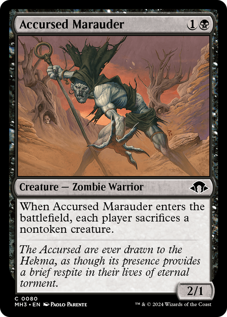 Accursed Marauder (80) [Modern Horizons 3]