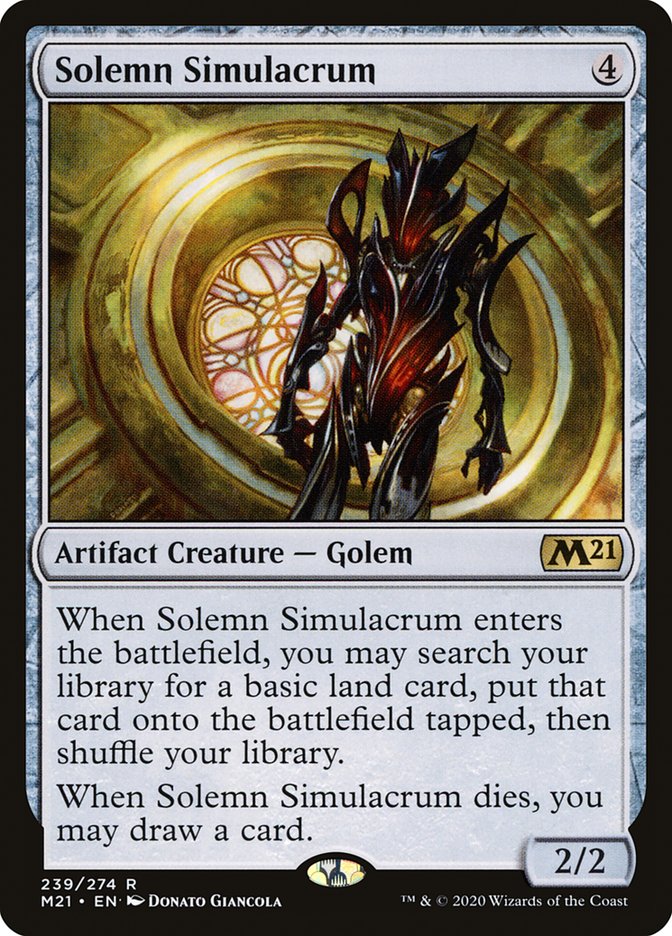 Solemn Simulacrum (239) (Core Set 2021)