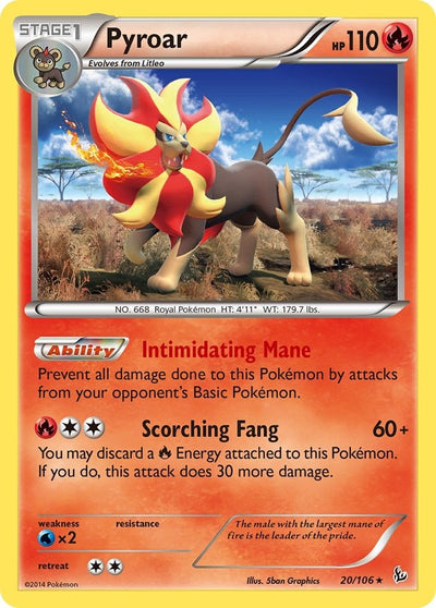 Pyroar (20/106) (XY - Flashfire)