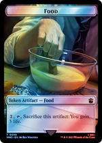 Alien Angel // Food (0058) Double-Sided Token (Surge Foil) (43 // 58) [Universes Beyond: Doctor Who]