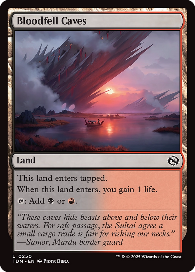Bloodfell Caves (250) [Tarkir: Dragonstorm]