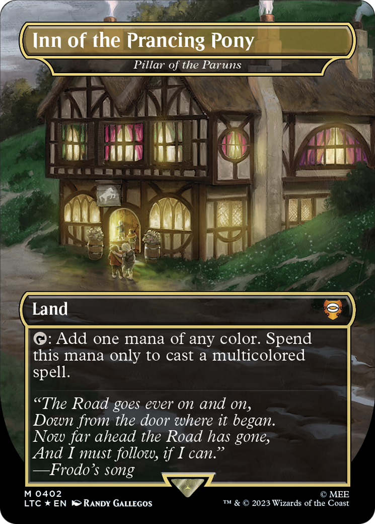 Pillar of the Paruns - Inn of the Prancing Pony (Surge Foil Realms and Relics) [The Lord of the Rings: Tales of Middle-Earth Commander]