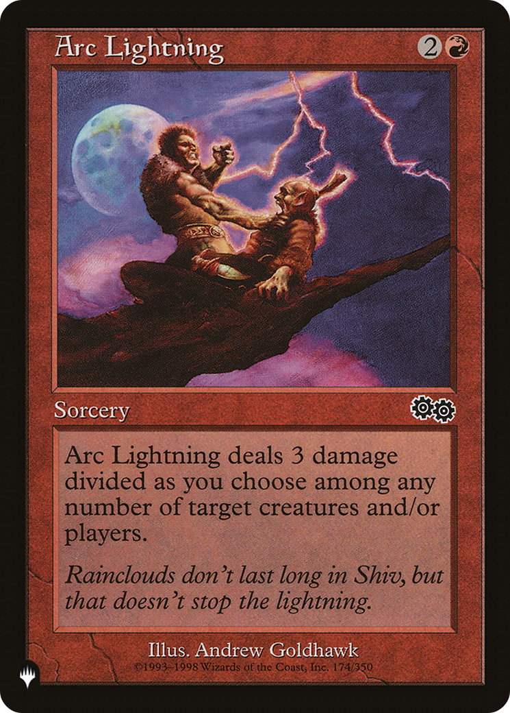 Arc Lightning (174/350) [The List Reprints]