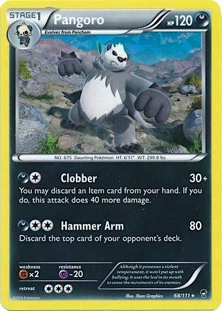 Image for Pangoro - 68/111 (Cracked Ice Holo) (068/111) [Deck Exclusives] - Pokemon