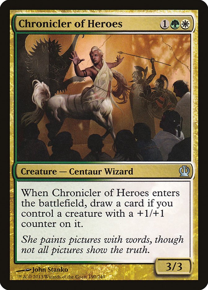 Chronicler of Heroes (190) [Theros]