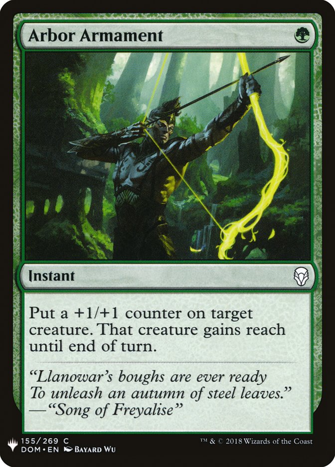Arbor Armament (155) [The List Reprints]
