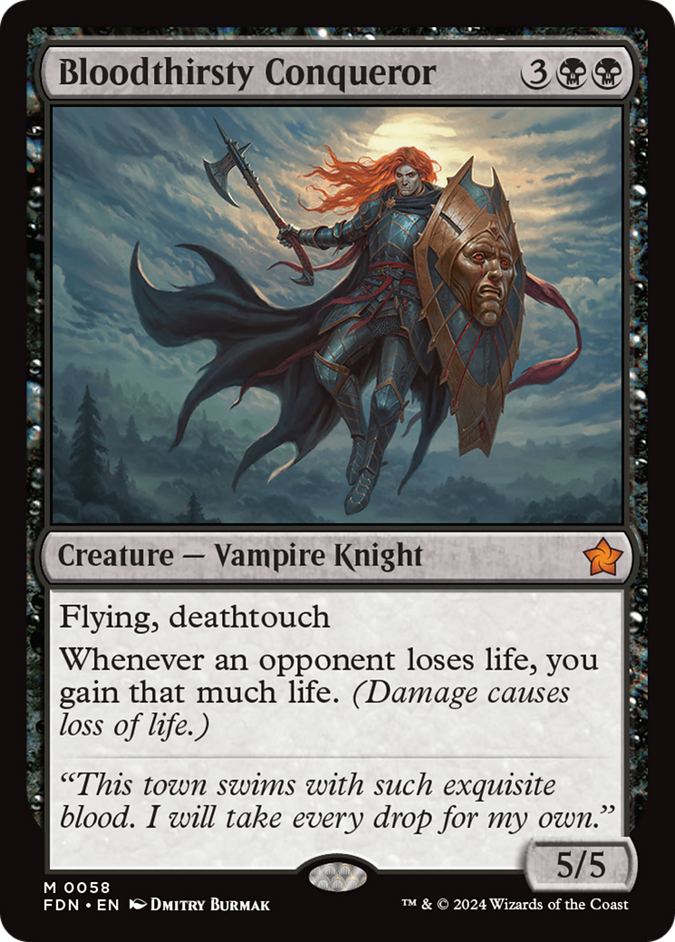 Bloodthirsty Conqueror (58) [Foundations]
