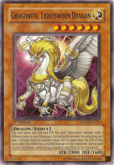 Gragonith, Lightsworn Dragon (LODT-EN025) (Light of Destruction)