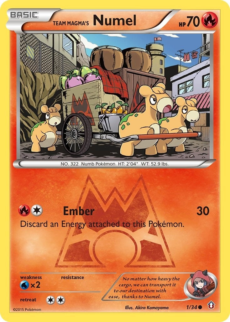 Image for Team Magma's Numel (1/34) [Double Crisis] - Pokemon