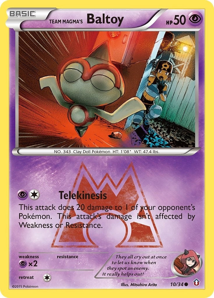 Image for Team Magma's Baltoy (10/34) [Double Crisis] - Pokemon