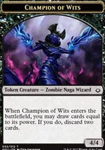 Champion of Wits // Insect Double-Sided Token (2 // 12) [Hour of Devastation]