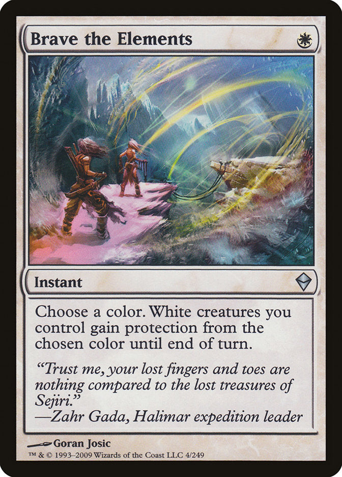 Brave the Elements (4) [Zendikar]