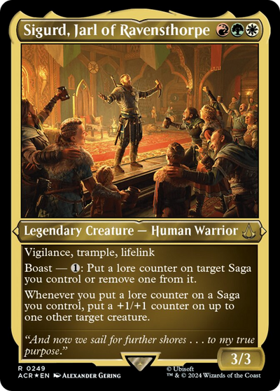 Sigurd, Jarl of Ravensthorpe (Foil Etched) (249) (Universes Beyond: Assassin's Creed)