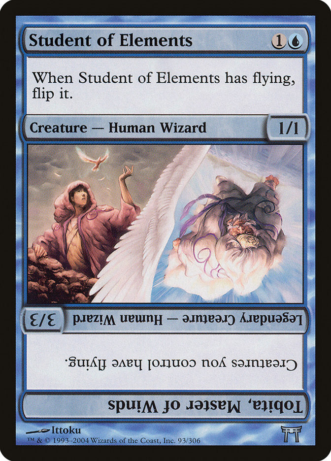 Student of Elements // Tobita, Master of Winds (93) (Champions of Kamigawa)