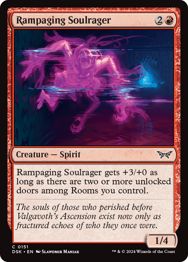 Rampaging Soulrager (151) (Duskmourn: House of Horror)