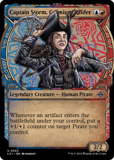 Captain Storm, Cosmium Raider (Showcase) (303) [The Lost Caverns of Ixalan]