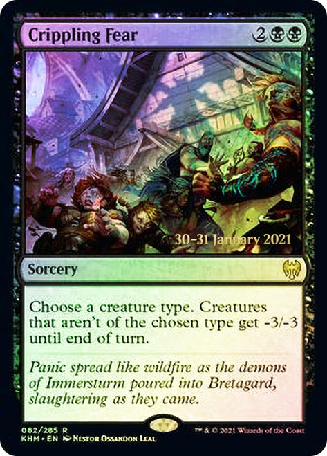 Crippling Fear (82) [Prerelease Cards]