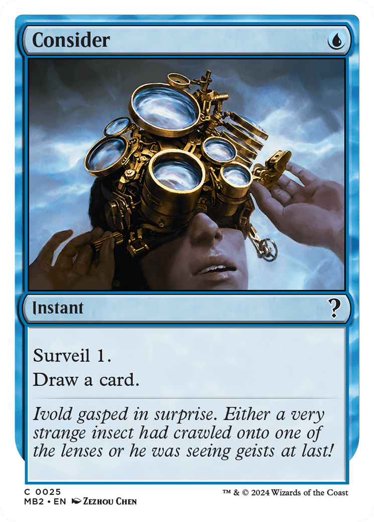 Consider (White Border) (25) [Mystery Booster 2]