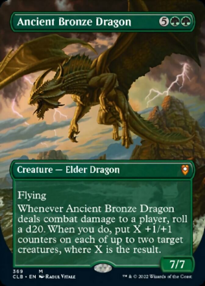 Ancient Bronze Dragon (Borderless) (369) [Commander Legends: Battle for Baldur's Gate]