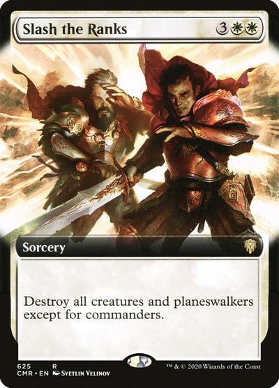 Slash the Ranks (Extended Art) (625) (Commander Legends)
