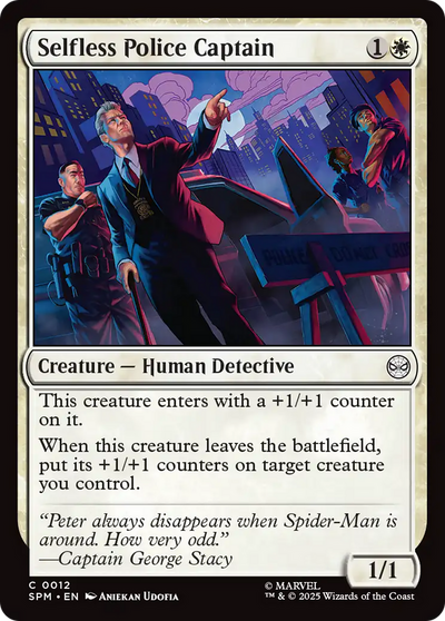 Selfless Police Captain (12) (Marvel's Spider-Man)