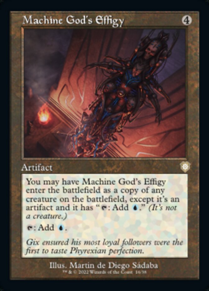 Machine God's Effigy (Retro Frame) (16) (Commander: The Brothers' War)