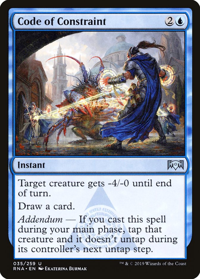 Code of Constraint (35) [Ravnica Allegiance]