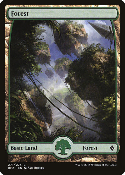 Forest (271) - Full Art (271) (Battle for Zendikar)