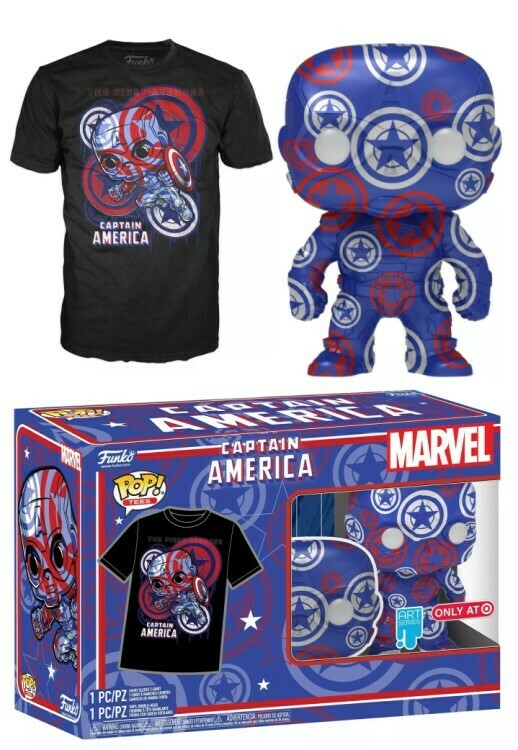 Funko POP! Collectors Box Captain America Marvel Patriotic Age POP