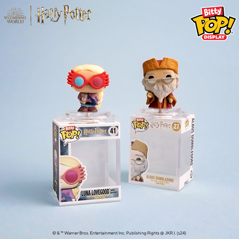 Funko Bitty POP! Display Hogwarts Castle with Luna Lovegood and Albus Dumbledore Figures