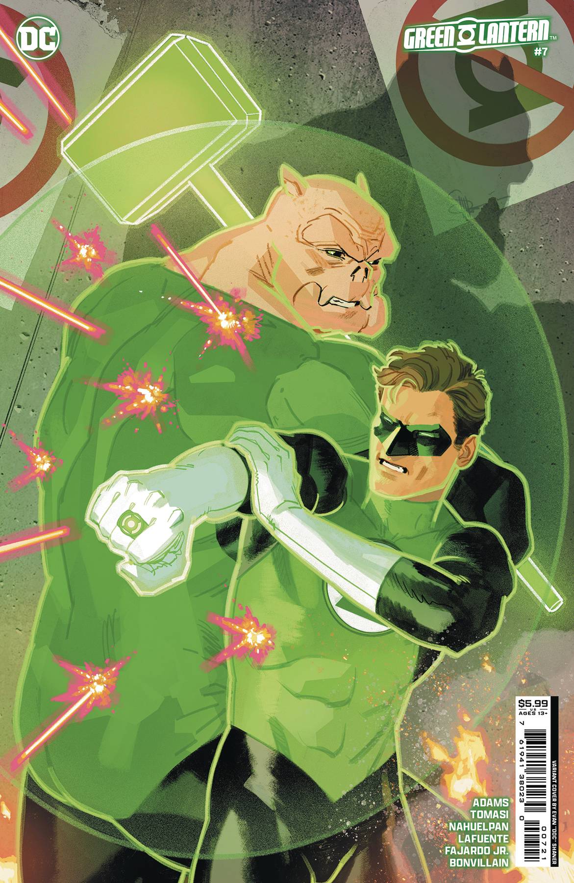 Green Lantern #7 Cover B Evan Doc Shaner Card Stock Variant