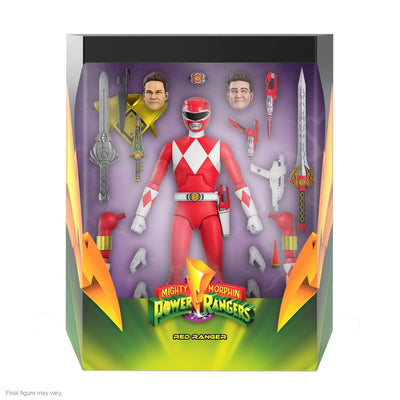 Super7 ULTIMATES! Mighty Morphin Power Rangers Red Ranger 7″ Action Figure
