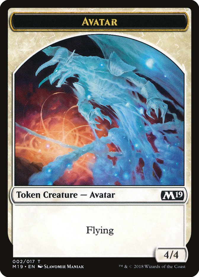 Avatar Token (2) [Core Set 2019]