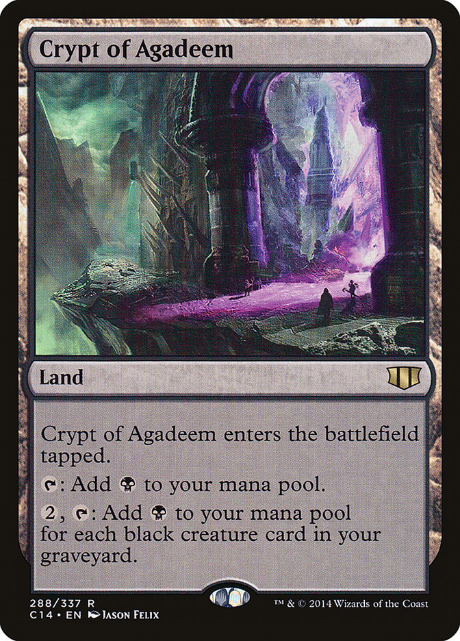 Crypt of Agadeem (288) [Commander 2014]