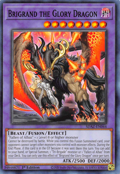 Brigrand the Glory Dragon (SDAZ-EN044) (Structure Deck: Albaz Strike)